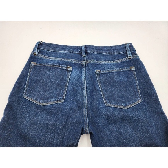 Frame Denim Le Crop Mini Boot Jean Shredded Raw Bayberry Wash Women Size 29 $250 - Picture 7 of 11
